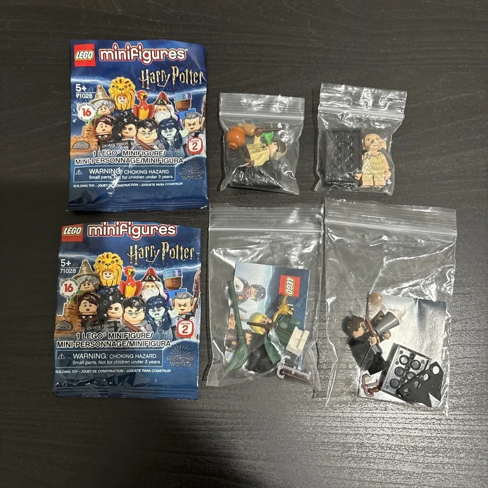 Lego Minifigures 6288908 Harry Potter Series 2 Lot of 4 Complete Pieces